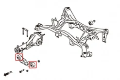 Subaru Impreza WRX 07-11 / WRX/STI 14+ / Legacy 09-14 / Levorg 14+ Bakre Diffbussning - Nedre Sida Hardrace