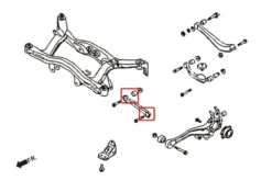 Subaru Legacy BL/BP Bakre Främre Lateral-stagsbussningar Hardrace