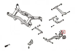 Subaru Legacy BL/BP Bakre Spindelbussningar Hardrace