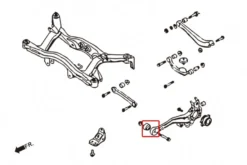 Subaru Legacy BL/BP Bakre Trailing-stagsbussningar Hardrace
