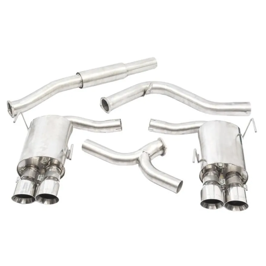 Subaru WRX STI 2.5L 2014-2019 3 Catback Sportavgassystem Quad Tip Cobra Sport