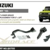 Suzuki JIMNY 18- (Automat) Främre Nedre Förstärkning (För höjda bilar) Hardrace