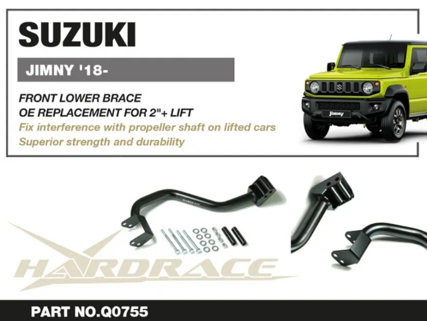 Suzuki JIMNY 18- (Automat) Främre Nedre Förstärkning (För höjda bilar) Hardrace