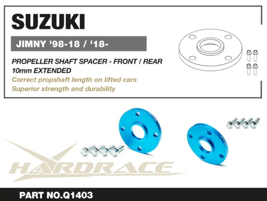 Suzuki Jimny 1998-2018 Främre/Bakre Propeller Shaft Spacer Hardrace