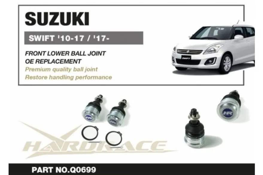 Suzuki Swift 10-17 / 17- Främre Nedre Spindelled (OE-Style) Hardrace