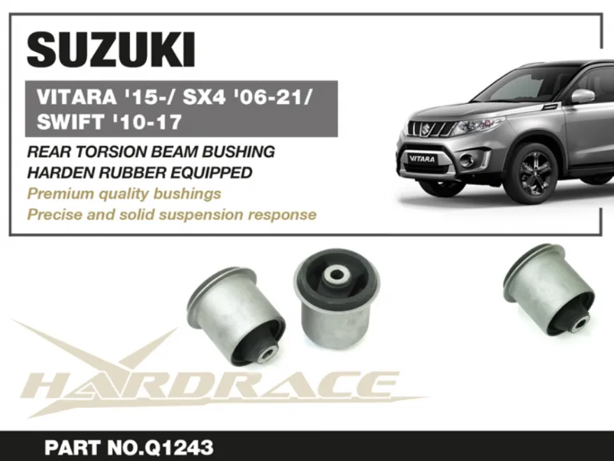 Suzuki Swift / SX4 S / Vitara 2007-2021 Bakre Torsion Beam Bussning Hardrace