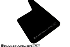 Svarta Universala UR Plus Stänkskydd Grå Logo (4-Pack) Rally Armor