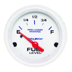 Tankmätare 52mm 240ΩE Till 33ΩF (Elektrisk) MARINE Vit