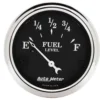 Tankmätare 52mm 73ΩE Till 10ΩF (Elektrisk) OLD TYME BLACK