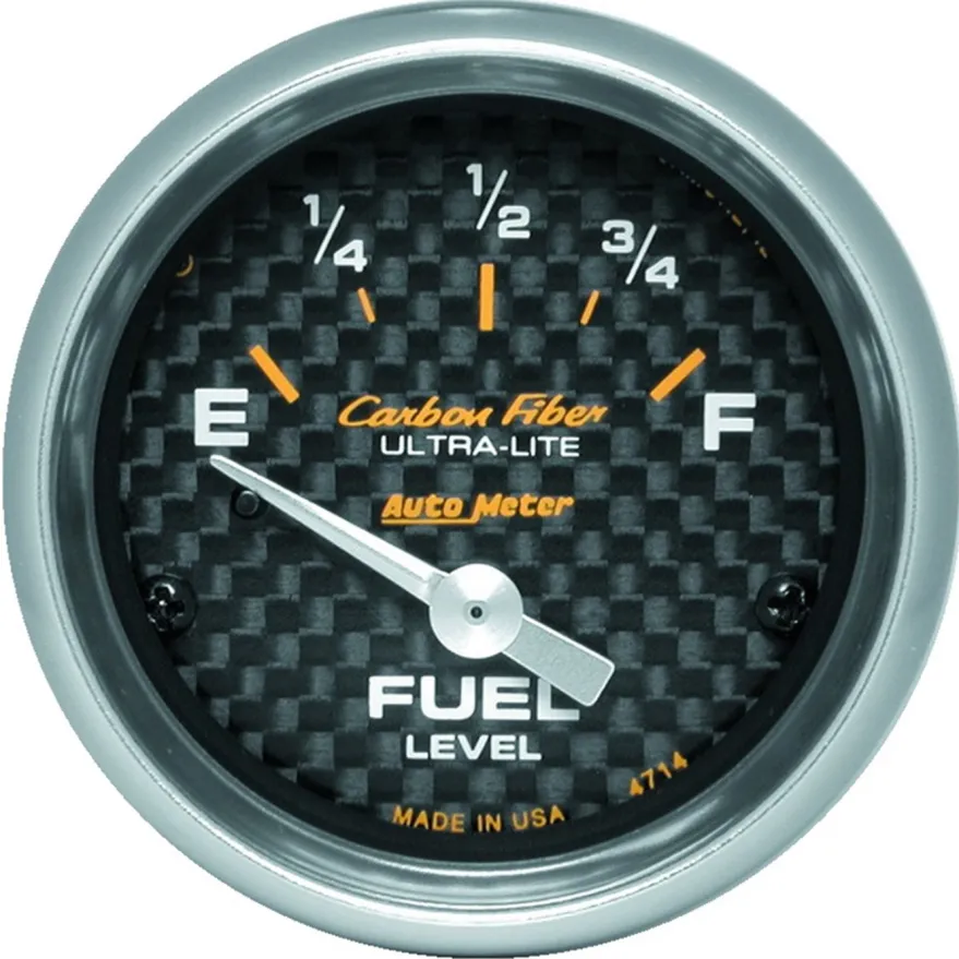 Tankmätare 52mm 0ΩE TO 90ΩF (Elektrisk) CARBON FIBER