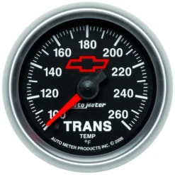 Tempmätare (Växellåda) 52mm 100-260ºF (Digital Stepper-motor) GM CHEVY Svart