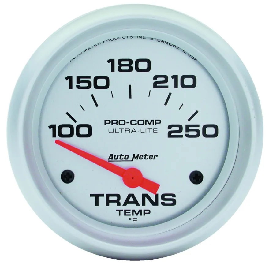 Tempmätare (Växellåda) 66.7mm 100-250ºF (Elektrisk) Ultra-Lite