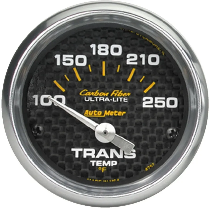 Tempmätare (Växellåda) 52mm 100-250ºF (Elektrisk) CARBON FIBER