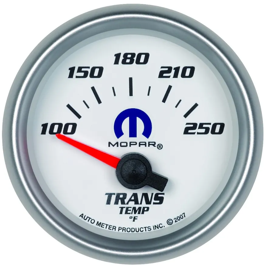 Tempmätare (Växellåda) 52mm 100-250ºF (Elektrisk) Vit MOPAR