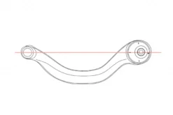 Tesla TESLA MODEL 3 17+ / Y 20+ Främre Nedre-Bakre Stag Bussning - OFFSET FUNCTION Hardrace