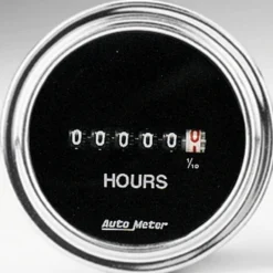 Timräknare 52mm 100K H (Elektrisk) (8V-32V) Traditional Chrome