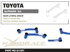 Toyota Alphard vellfire 2023+ Bakre Lateral Brace Hardrace