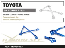 Toyota Corolla Altis GR 2022+ Mitten Nedre 4-point Brace Hardrace