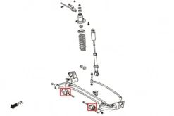 Toyota Corolla 07+ Bakaxel Bussningar Hardrace