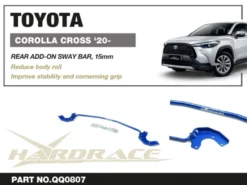 Toyota COROLLA CROSS 20- Bakre ADD-ON Krängningshämmare 15mm Hardrace