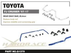 Toyota Fj cruiser 2006-2022 Bakre Krängningshämmare Hardrace