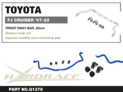 Toyota Fj cruiser 2006-2022 Främre Krängningshämmare Hardrace