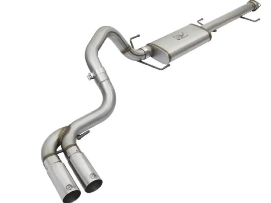 Toyota FJ Cruiser 2007-2018 V6 4.0L Rebel Series 3in Rostfritt Stål Cat-Back Sportavgassystem Polerade Utblås aFe Power