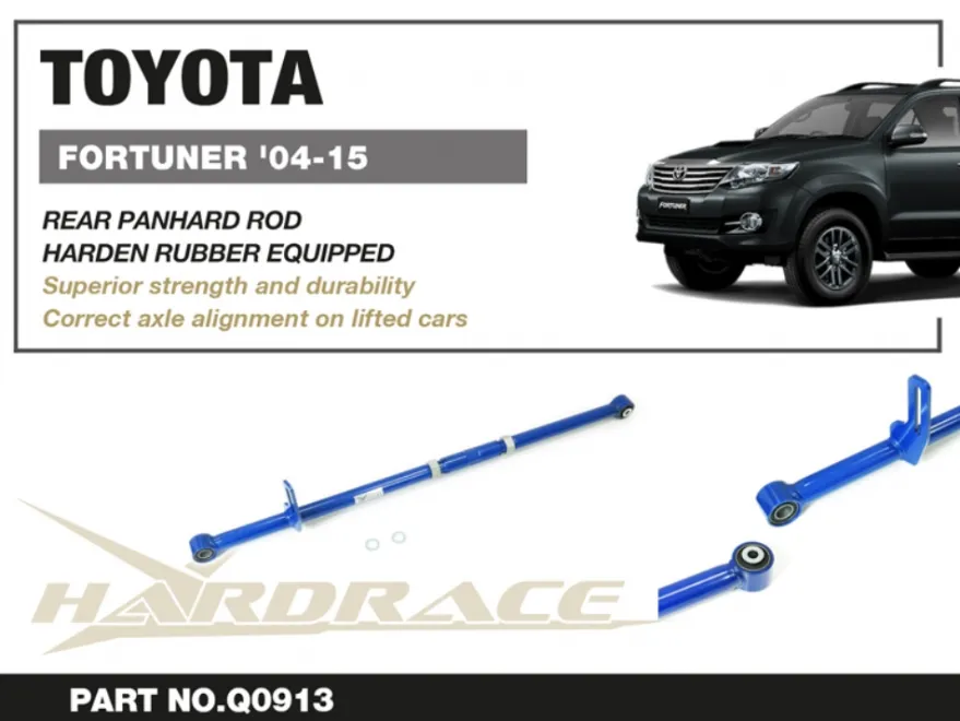 Toyota Fortuner 2004-2015 Bakre Justerbart Panhard-Stag Hardrace