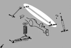 Toyota Fortuner 2004-2015 Bakre Justerbart Panhard-Stag Hardrace
