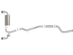 Toyota GR Supra (A90) 2021-2024 L4-2.0L (t) Takeda Cat-Back Sportavgassystem 2.5in-3in 304 SS - Blå Utblås aFe Power
