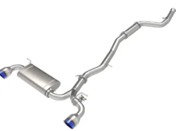 Toyota GR Supra (A90) 2021-2024 L4-2.0L (t) Takeda Cat-Back Sportavgassystem 2.5in-3in 304 SS - Blå Utblås aFe Power