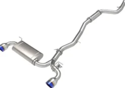 Toyota GR Supra (A90) 2021-2024 L4-2.0L (t) Takeda Cat-Back Sportavgassystem 2.5in-3in 304 SS - Blå Utblås aFe Power