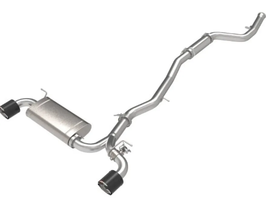 Toyota GR Supra (A90) 2021-2024 L4-2.0L (t) Takeda Cat-Back Sportavgassystem 2.5in-3in 304 SS aFe Power - Kolfiber Utblås