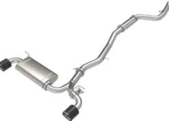 Toyota GR Supra (A90) 2021-2024 L4-2.0L (t) Takeda Cat-Back Sportavgassystem 2.5in-3in 304 SS aFe Power - Kolfiber Utblås