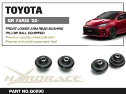 Toyota GR YARIS 20- Främre Nedre Länkarmar Bakre Bussning Hardrace