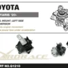 Toyota GR Yaris / Vitz 2020+ Vänster Sida Växellådsfäste Hardrace