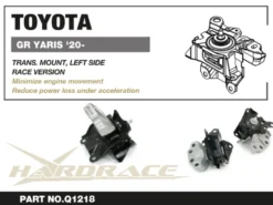 Toyota GR Yaris / Vitz 2020+ Vänster Sida Växellådsfäste Hardrace
