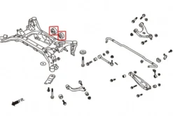 Toyota GT86 / BRZ Bakre Diffbussning - ON THE FRAME Hardrace