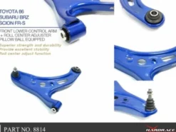 Toyota GT86 / BRZ Främre Nedre Länkarmar + Rollcenterjustering Hardrace