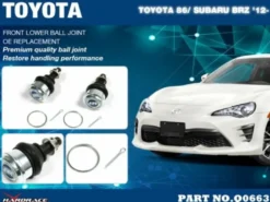 Toyota GT86 12- / BRZ 12- Främre Spindelleder (OE-Style) Hardrace