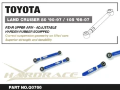 Toyota LAND CRUISER 80 90-97 / 105 98-07 Bakre Övre Länkarmar Hardrace