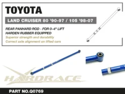 Toyota LAND CRUISER 80 90-97 / 105 98-07 / LX450 95-97 Bakre Panhardstag (Till 0~4'' LIFT) Hardrace