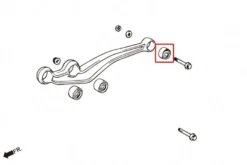 Toyota Land Cruiser 91-07 / LX450 95-98 Främre Länkarm Bakre Bussning Hardrace