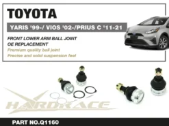 Toyota Prius / Yaris / Vitz / VIOS 1999-2021 Främre Nedre Spindelled Hardrace