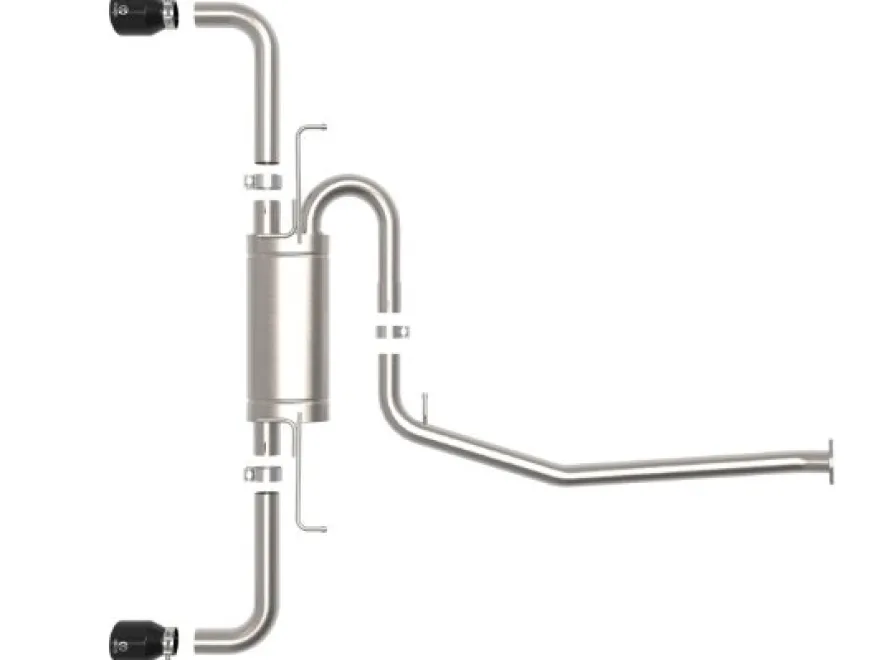 Toyota RAV4 2019-2024 L4-2.5L Cat-Back Sportavgassystem - Svarta Utblås aFe Power