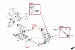Toyota Supra A90 19- / 3-Serie G2x 19- / Z4 G29 19- Bakre Camber-Stag Hardrace