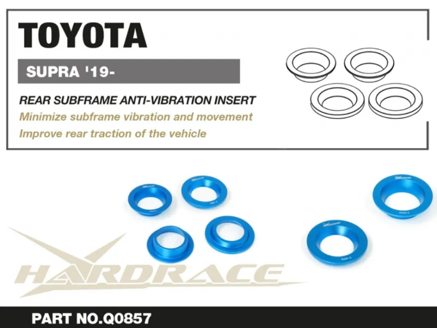 Toyota SUPRA GR 19- Insatser Bakre Subframe Hardrace