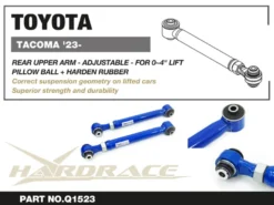 Toyota Tacoma 2023+ Bakre Övre Arm Hardrace