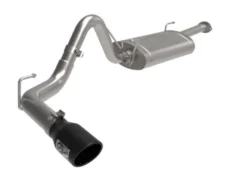 Toyota Tacoma 2016-2023 L4-2.7L/V6-3.5L Apollo GT Series 2.5in. - 3in. 409 SS Cat-Back Sportavgassystem - Svarta Utblås aFe Power