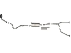 Toyota Tundra 2022-2024 V6-3.4L (tt) Vulcan Series 2.5in to 3in 304 SS Cat-Back Sportavgassystem - Svarta Utblås aFe Power
